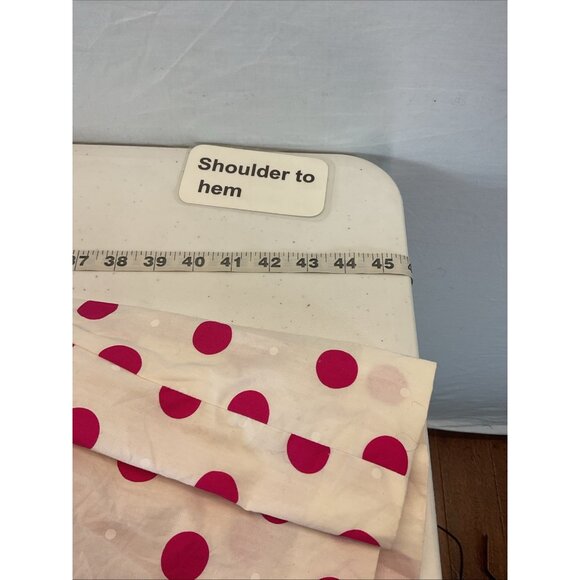 VTG 50’s Patty O’Neil Pink Polka dot Dress size 6 rockabilly pin up party - Picture 11 of 15